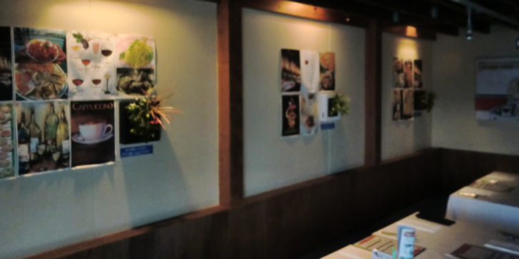 某イタリアン店 サントリーミドリエ フレーム設置